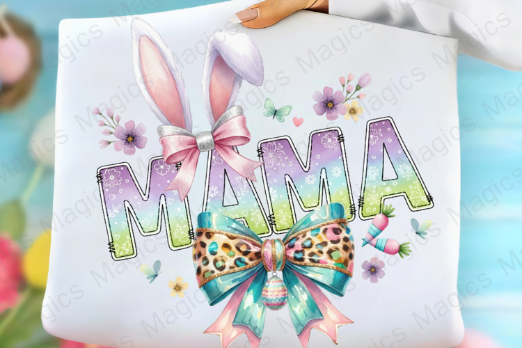 Easter mama png sublimation design