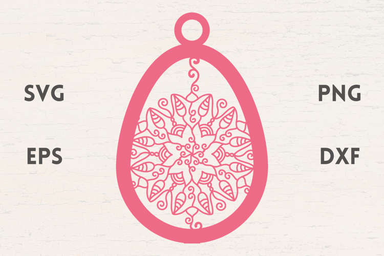 Mandala Easter Egg SVG