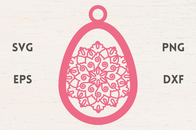 Easter Egg ornament SVG