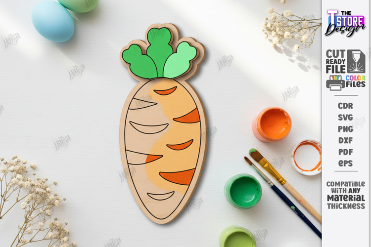Paintable Easter Characters Laser Cut | Kids Easter DIY |CNC
