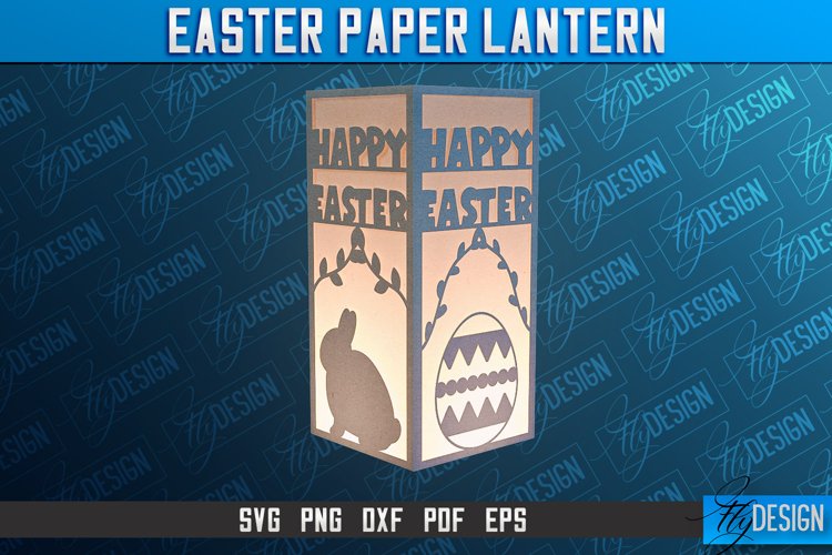 Easter Paper Lantern | 3D Lantern Paper Cut | Night Lights