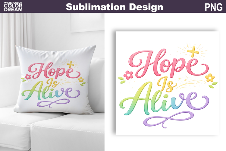 Easter Christian Religious Quote | Hope Is Alive