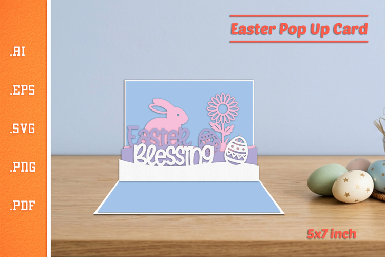 Easter Pop-up Card - Paper Cut SVG 2