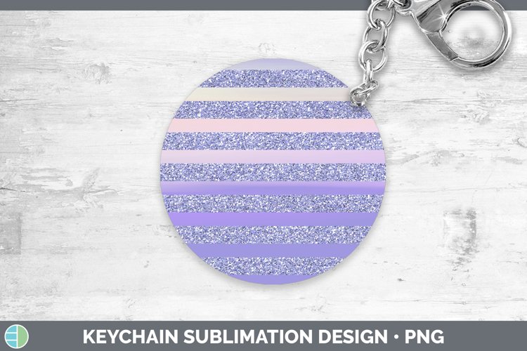 Easter Purple Glitter Keychain Sublimation Keyring Designs