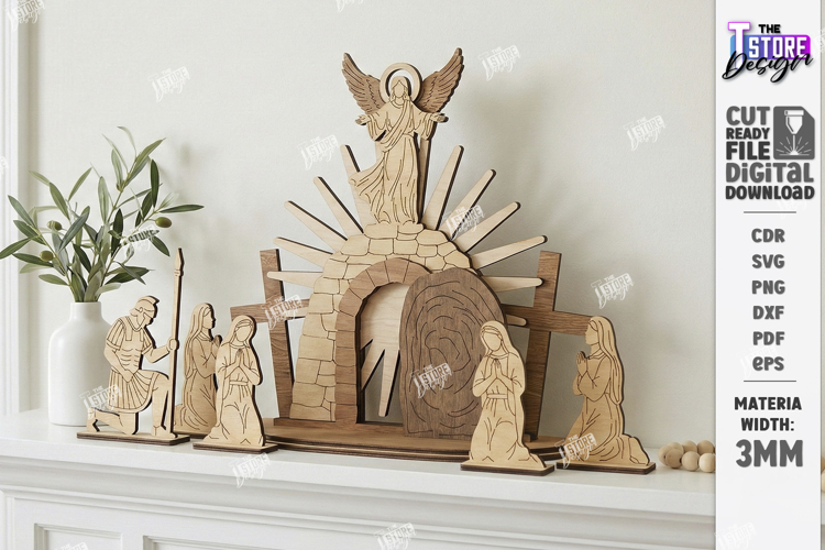 He Is Risen Svg Image 8