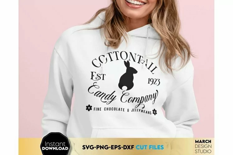 Cottontail SVG | Rustic Easter Farmhouse Sign