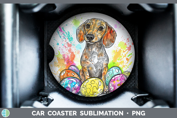 Car Coaster Sublimation Designs