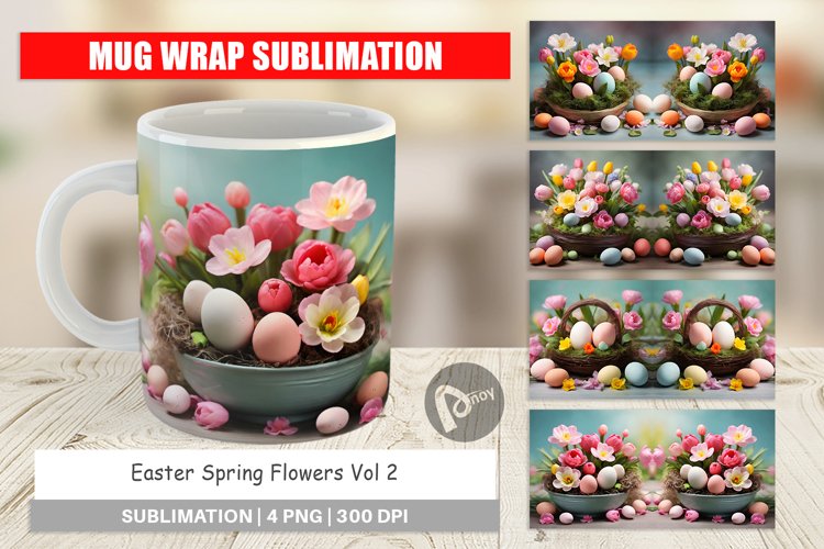 Easter Flowers Clipart Image 5