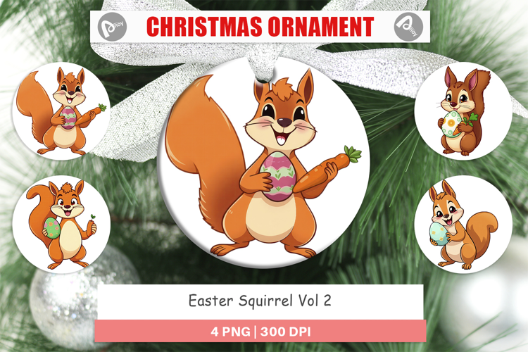 Ornament Easter Squirrel