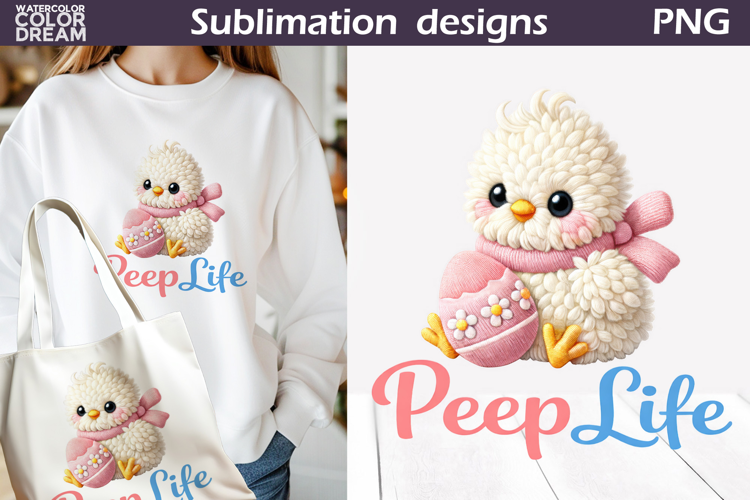 Cute Animals Easter | Chicken Egg Sublimation