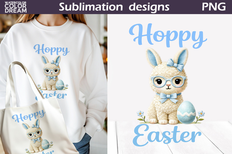 Cute Animals Easter | Bunny Egg Sublimation