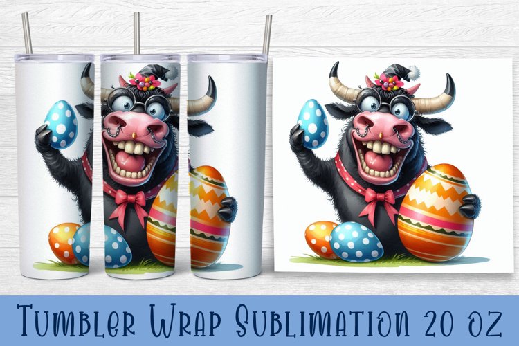 Sarcastic animal Tumbler Wrap| Easter Design