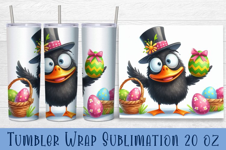 Sarcastic animal Tumbler Wrap| Easter Design