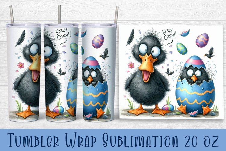 Sarcastic animal Tumbler Wrap| Easter Design