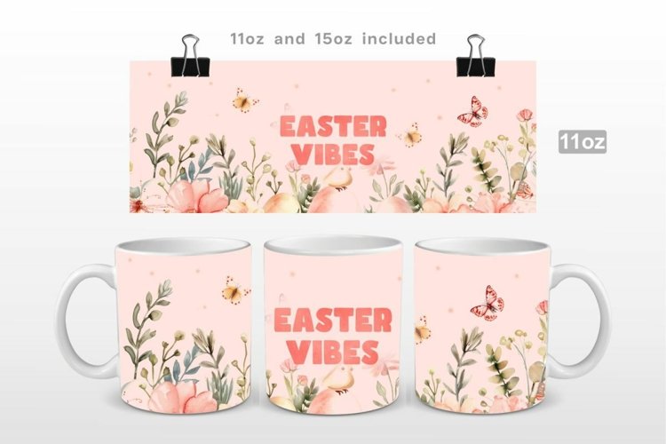 Easter Vibes Mug Wrap