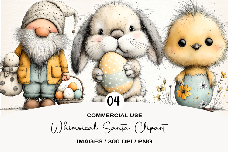 Easter Watercolor Clipart