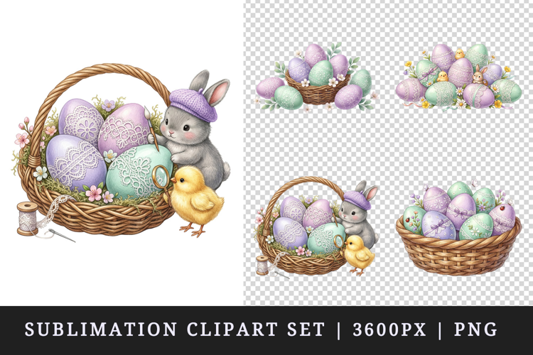 Easter clipart printable sublimation design png