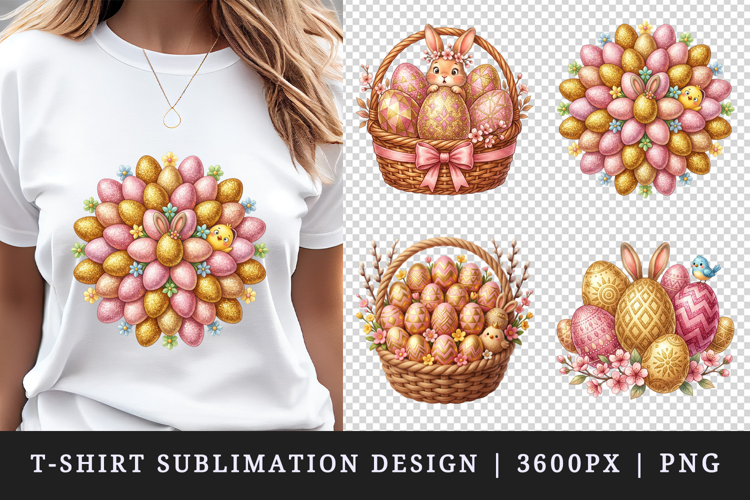 Easter t-shirt printable sublimation design png