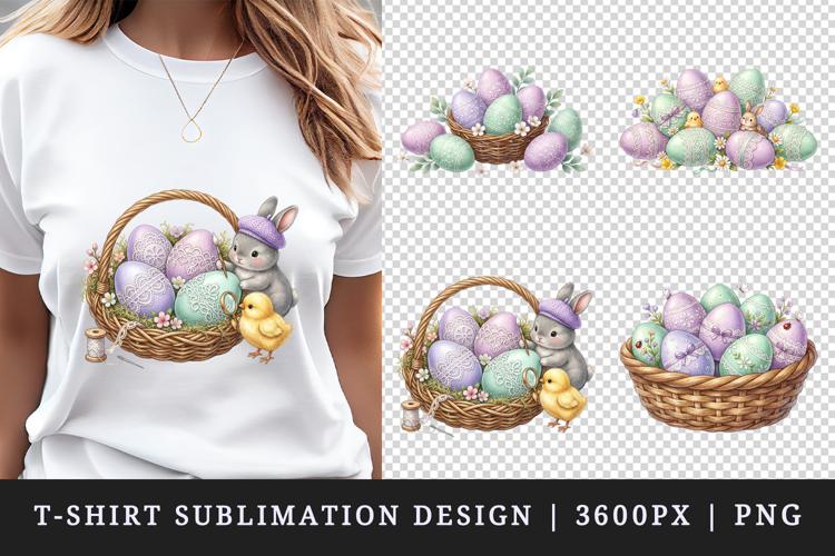 Easter t-shirt printable sublimation design png