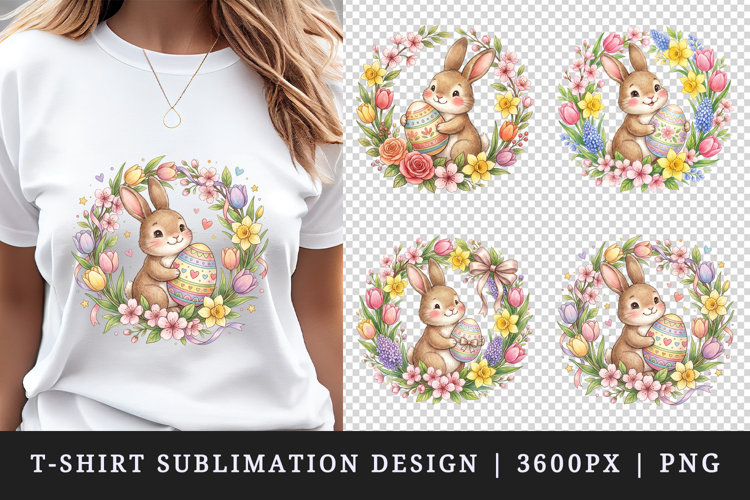 Easter t-shirt printable sublimation design png