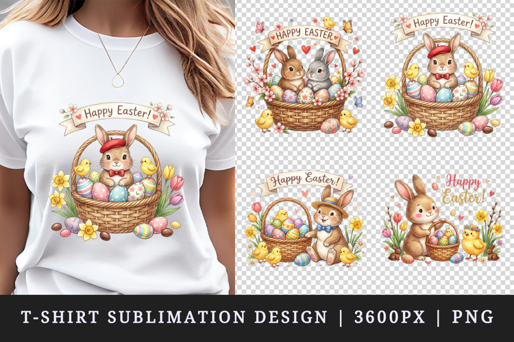 Easter t-shirt printable sublimation design png