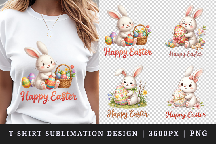 Easter t-shirt printable sublimation design png