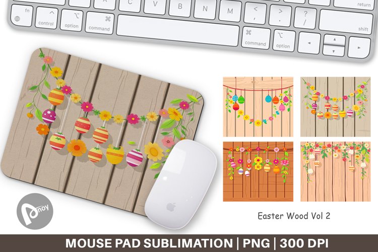 Mouse Pad Easter Wood example image 1