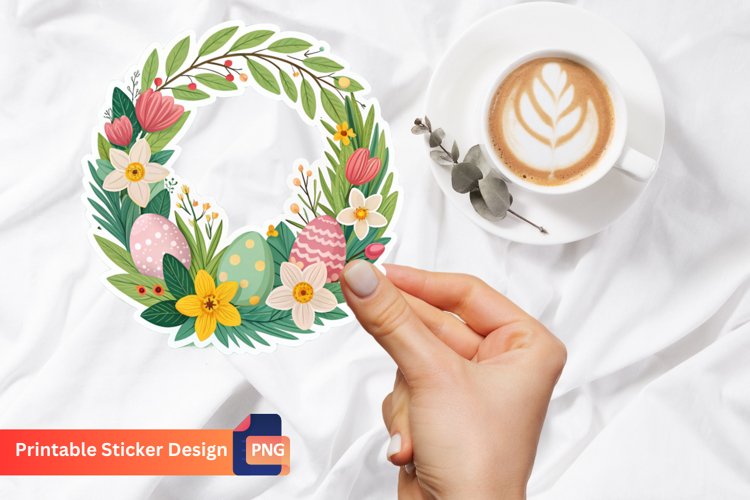 Floral Wreath Clipart Image 20