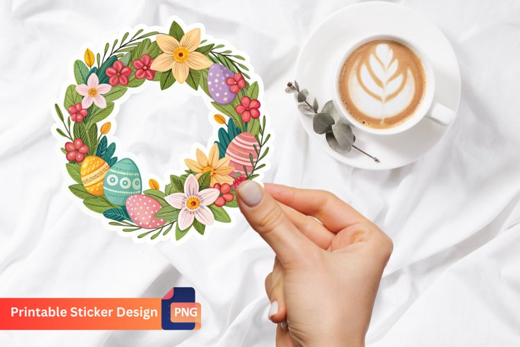 Floral Wreath Clipart Image 23