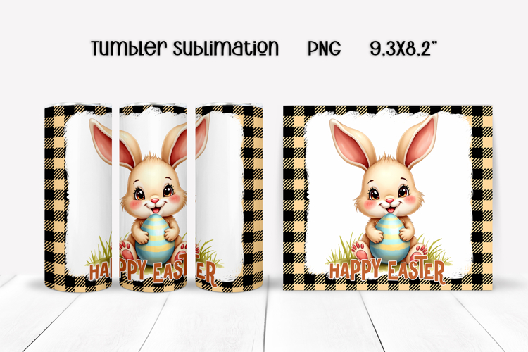 Cute Easter animal tumbler sublimation | Spring tumbler PNG