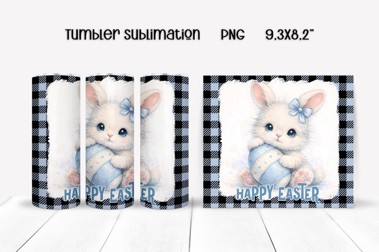 Cute Easter animal tumbler sublimation | Spring tumbler PNG