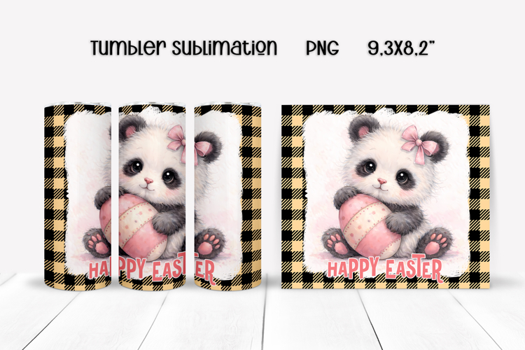 Cute Easter animal tumbler sublimation | Spring tumbler PNG