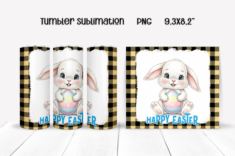 Cute Easter animal tumbler sublimation | Spring tumbler PNG