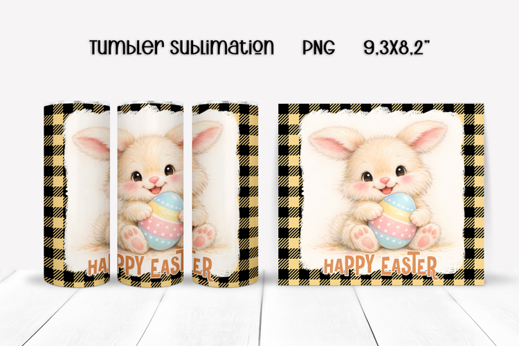 Cute Easter animal tumbler sublimation | Spring tumbler PNG