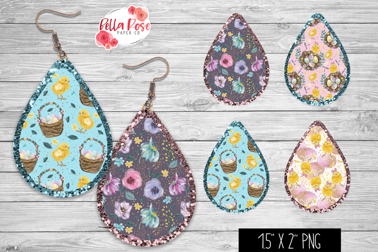 Easter Blooms | 4 Sets of Teardrop Earrings