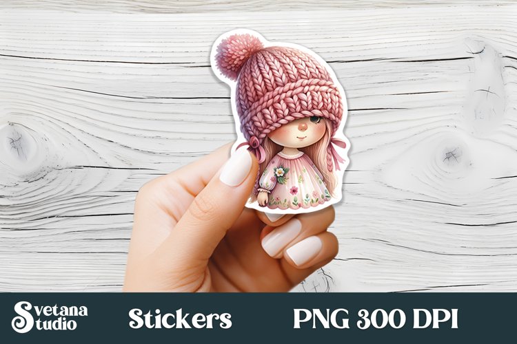 Cute gnome stickers | Printable Easter gnome stickers