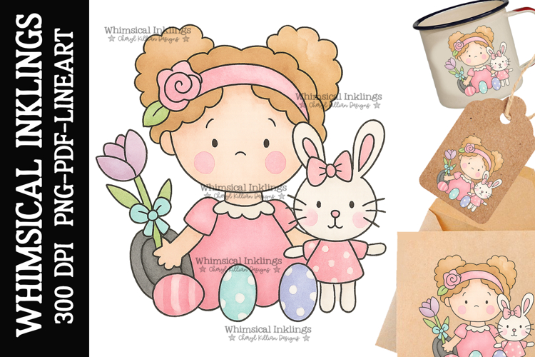 Easter Sweetie Sublimation Clipart| DTF Clipart
