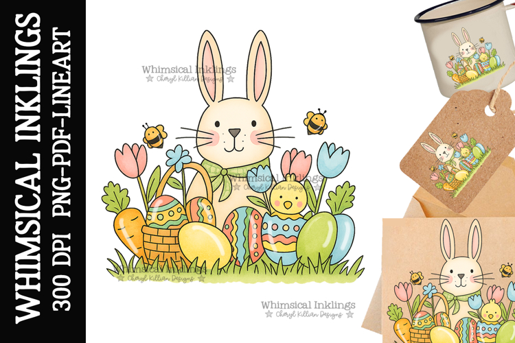Easter Time Sublimation Clipart