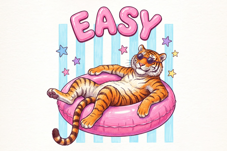 Easy Tiger Summer PNG