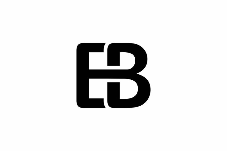 EB logo design vector template (3726296)