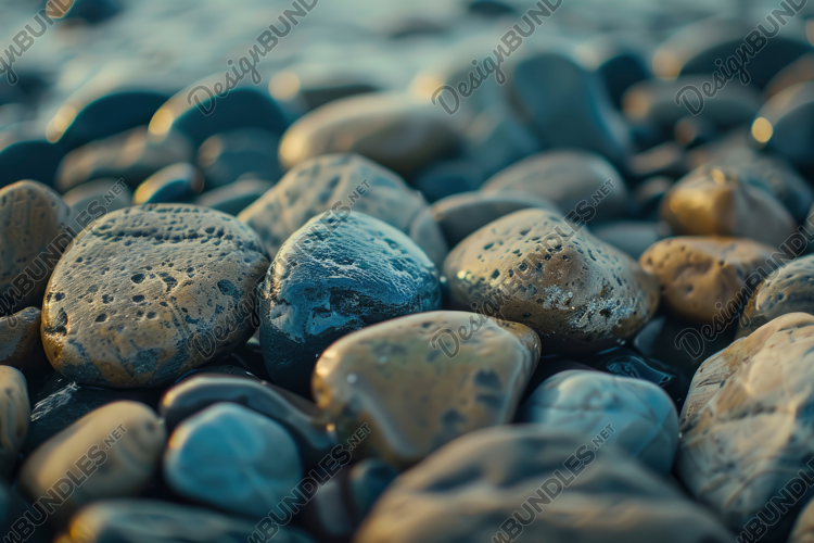 Wet Stones Background Wallpaper