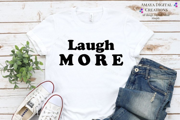 Laugh More BundleS VG, Instant Download example image 1