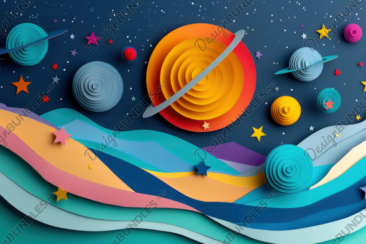Solar System Clipart Image 7