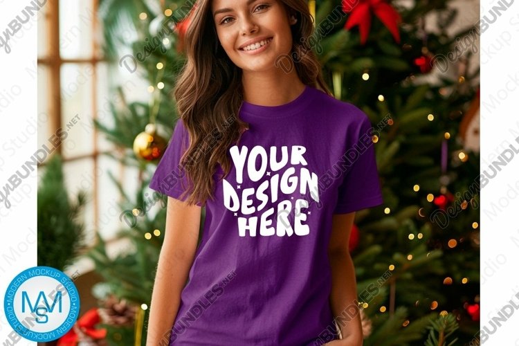 White Tshirt Mockup Image 23