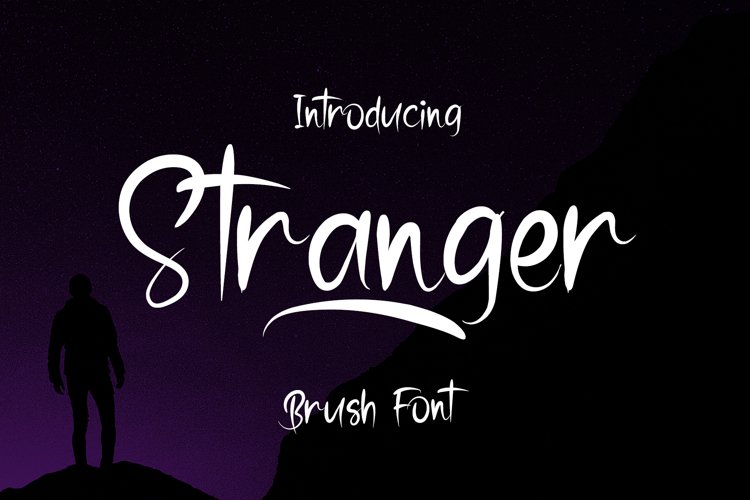 Stranger - Brush Font example image 1
