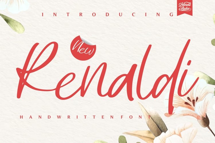 Renaldi - Luxury Script Font example image 1