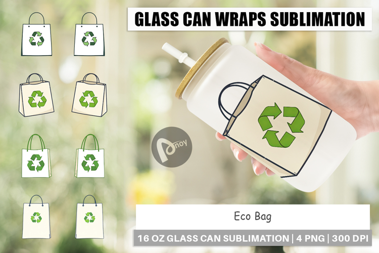 Glass Can Eco Bag