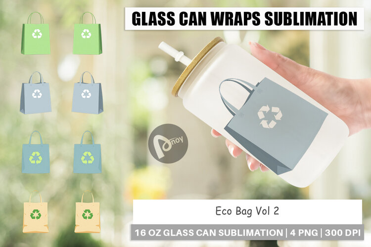 Glass Can Eco Bag example image 1