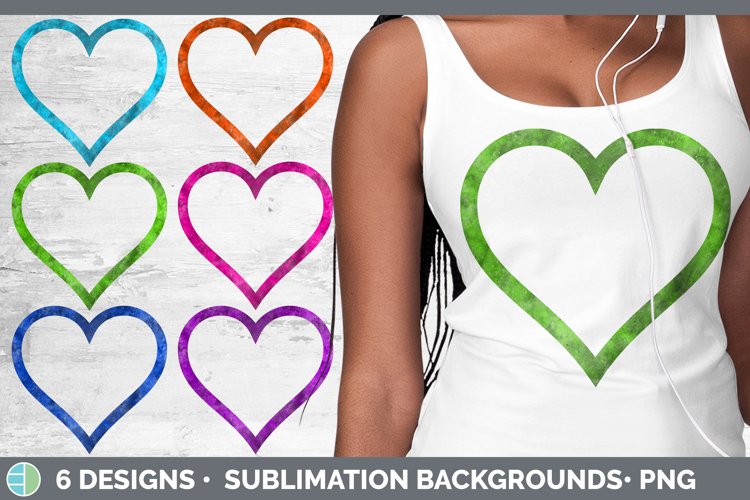 Bright Heart Frame Clipart