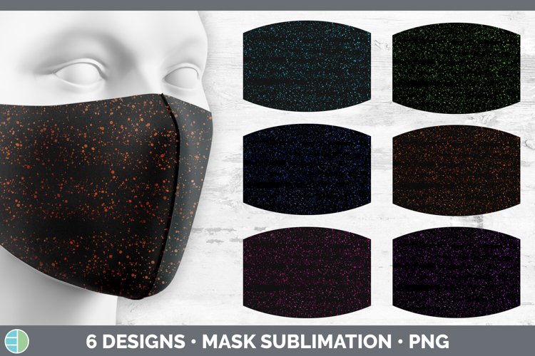 Spatter Mask | Sublimation Bundle Face Mask Designs example image 1